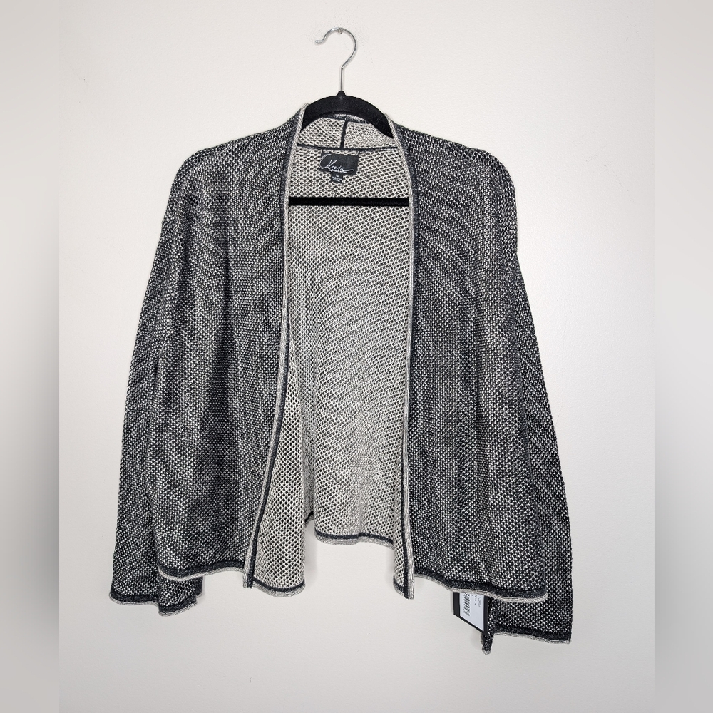 Olivia By Habitat Open Front Linen Blend Cardigan XL NWT